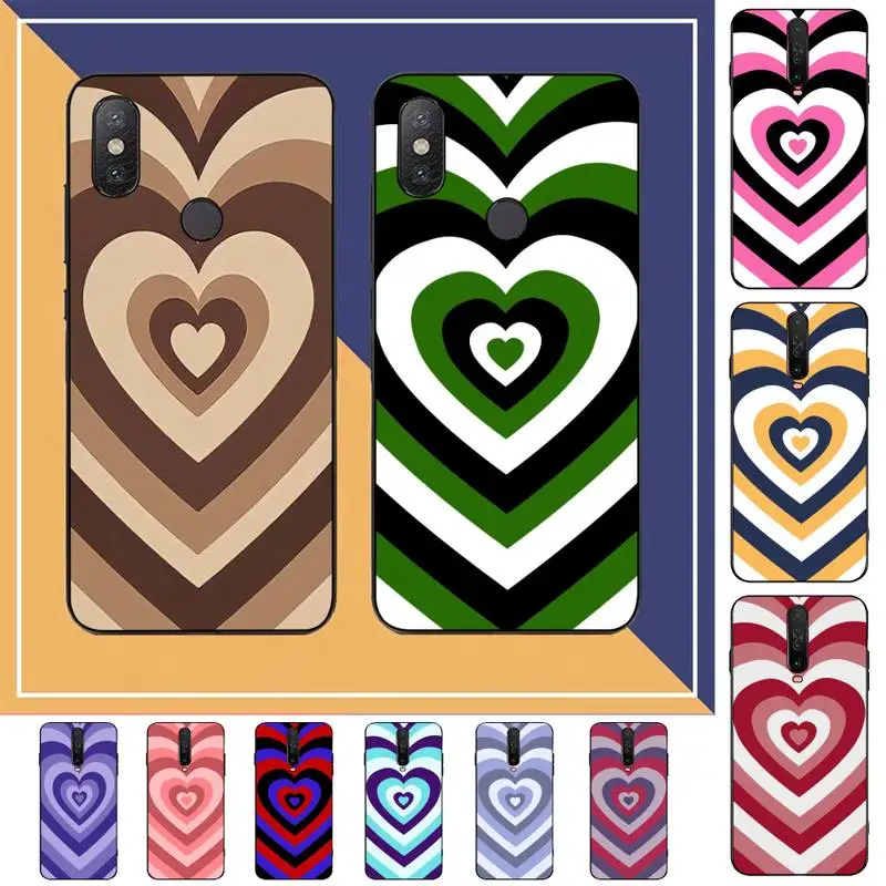 

Heart Circle Phone Case for Redmi Note 8 7 9 4 6 pro max T X 5A 3 10 lite pro