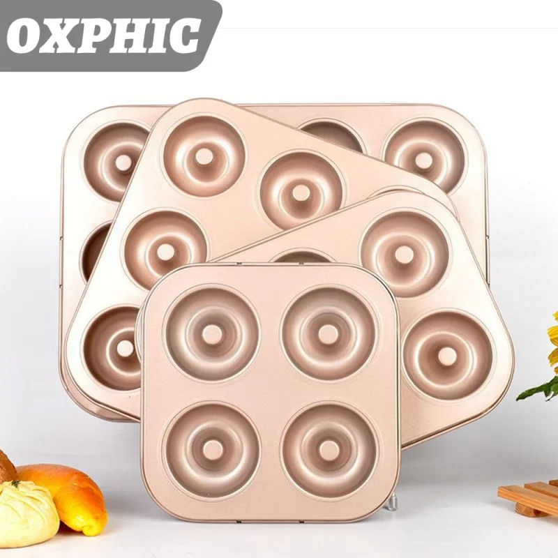 

12 отверстий, поднос для выпечки в виде пончиков, антипригарный поднос для выпечки в духовке, форма для изготовления пончиков из нержавеющей стали, изготовитель пончиков