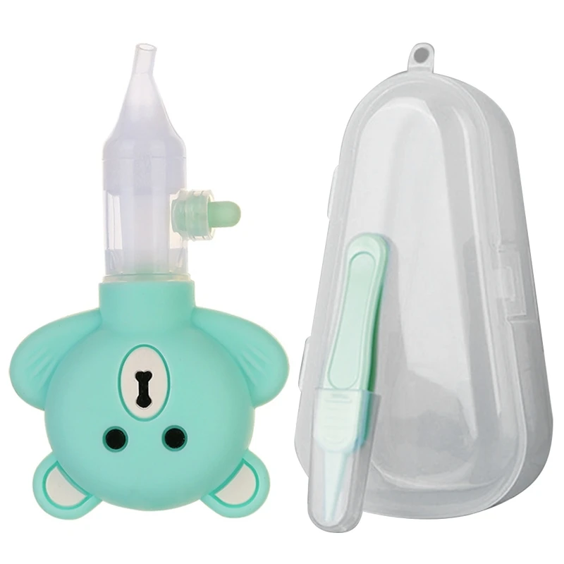 

Baby Nasal Aspirator Newborn Safety Nose Cleaner Silicone Snot Sucker with Removable Cup for Infant Toddler Child Kid