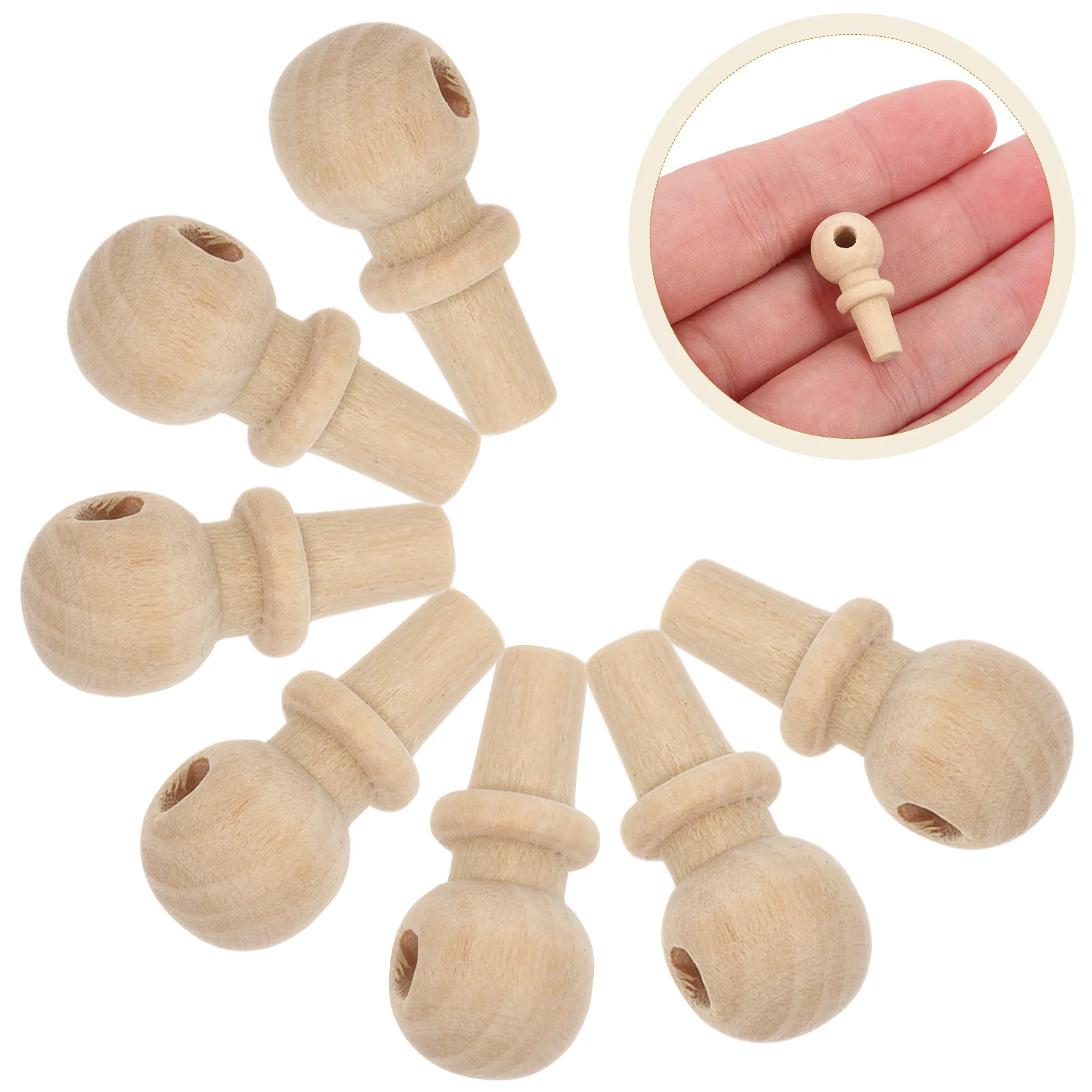 10 шт. аксессуары для пробки тыквы раскладывающаяся кровать деревянные