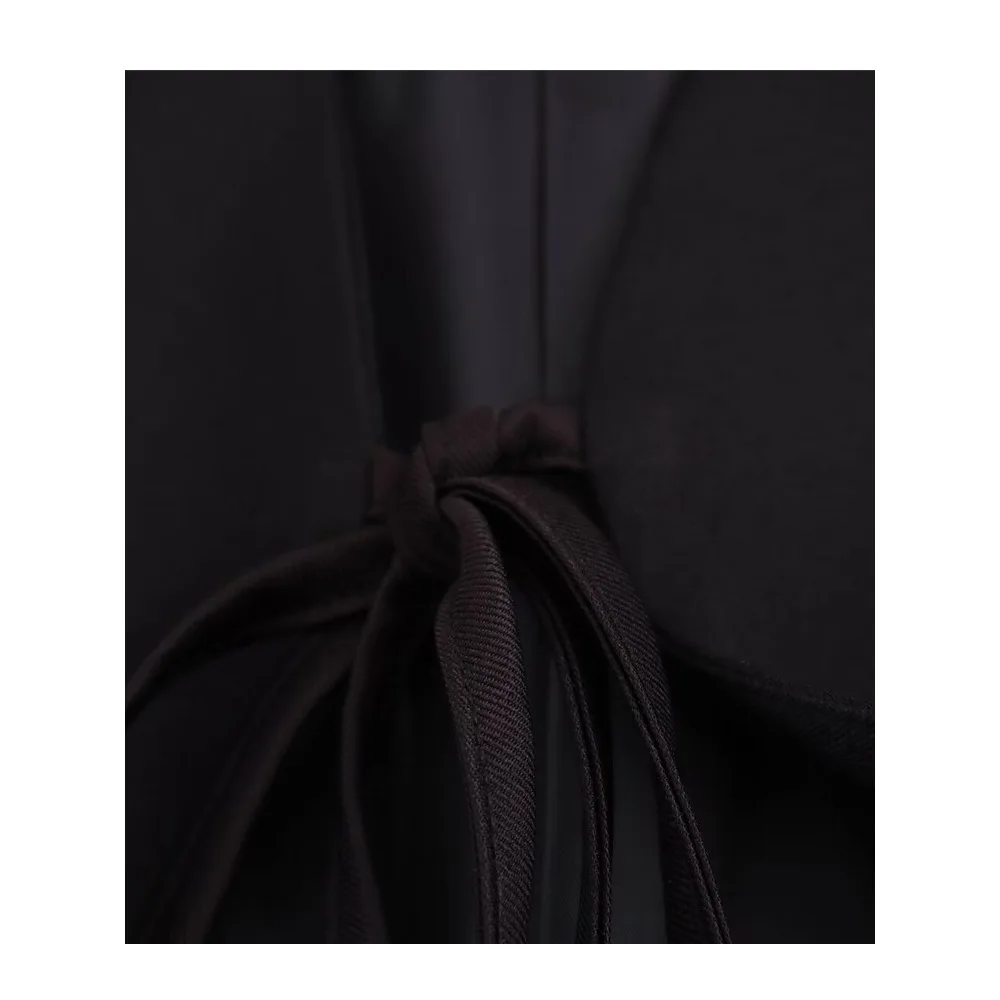 Женское универсальное Свободное пальто с V-образным вырезом и бантом весна-лето