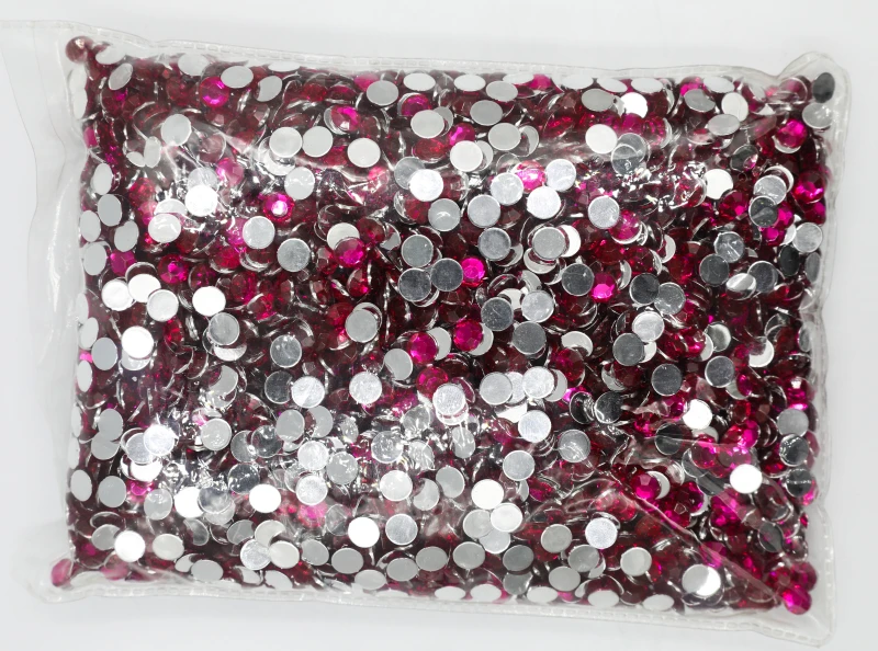 

Плоские круглые акриловые бусины розового цвета 1,5 ~ 12 мм, 3D акриловые бусины для дизайна ногтей/украшения одежды