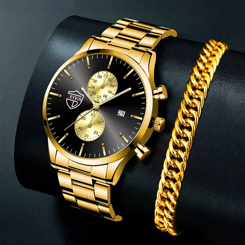 

Luxury Watches Mens Stainless Steel Analog Luminous Quartz Wrist Watch Men Business Casual Sports Bracelets Watch reloj hombre
