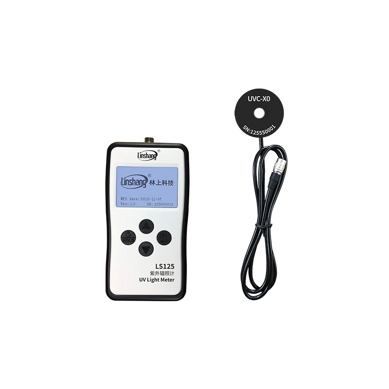 

Original LS125 UV Light Meter+UVC-X0 Probe Ultraviolet Light Meter 254nm UV Germicidal Sterilization Disinfection Lamp Tester