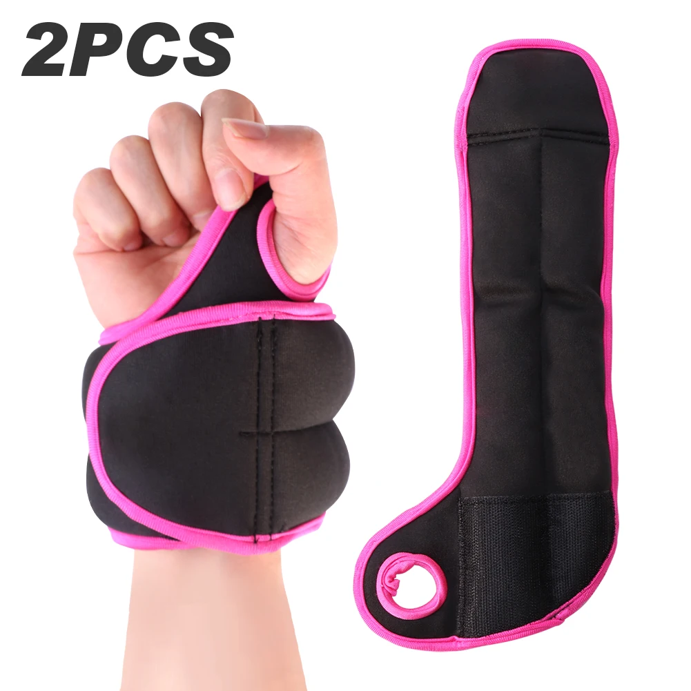 

2pcs Jogging Home Wrist Weight Universal Portable Yoga Fitness Accessories Ankle Indoor Outdoor Workout Adjustable Bracelet Gym