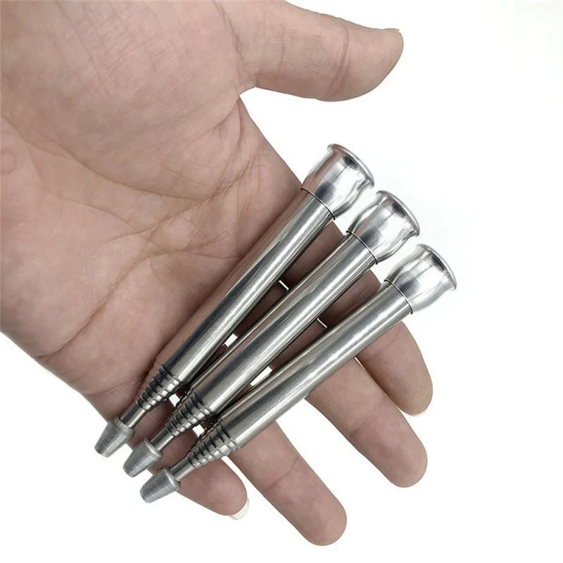

Stainless Steel Portable Fire Starter Tube Outdoor Cooking Survival Blow Fire Tube Retractable Camping Blow Fire Tube