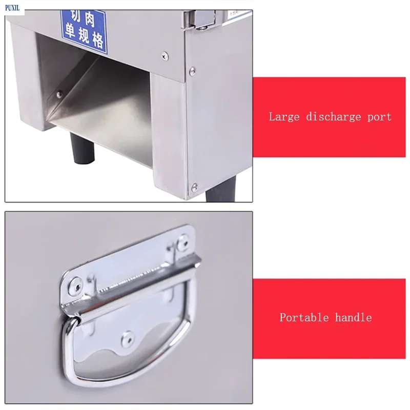 Коммерческая мощная машина для нарезки и измельчения электрическая мяса из
