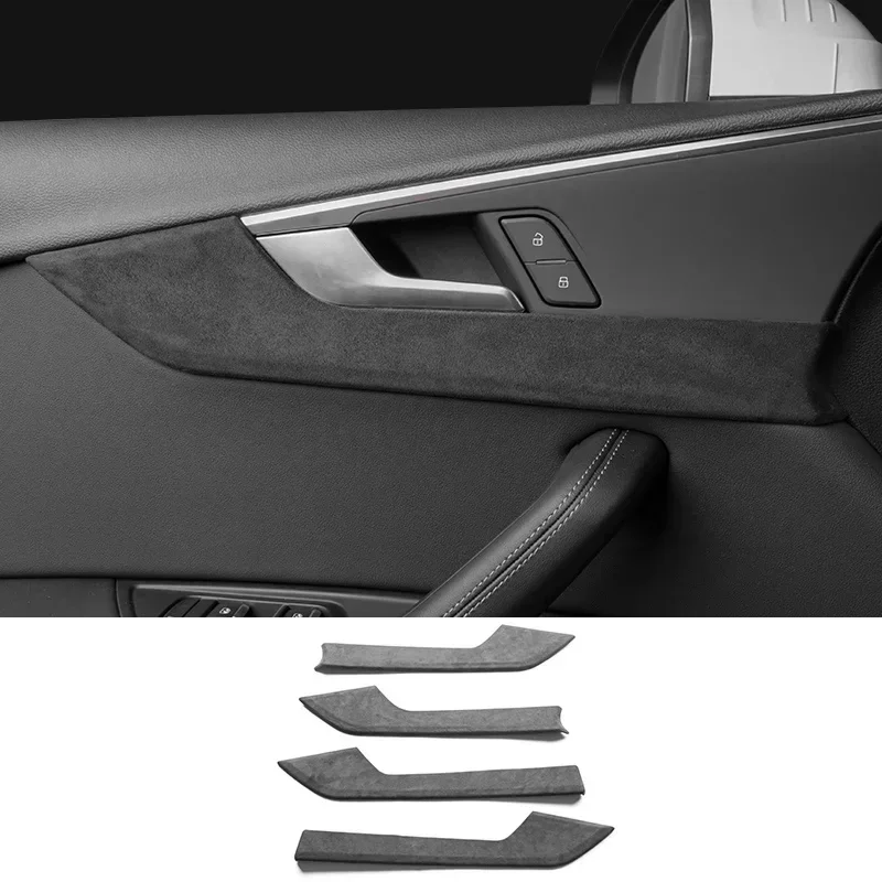 

Замшевые внутренние накладные молдинги панели консоли приборной панели подлокотник крышка корпуса рычага переключения передач для Audi A4L A4 B9 A5 S4 S5