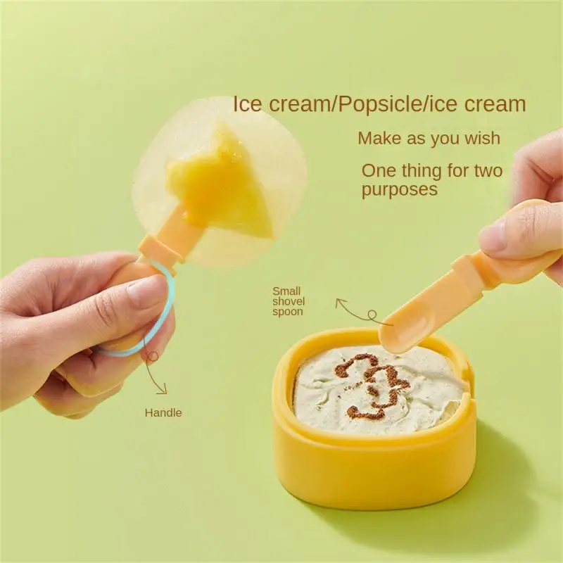 

Ice Cream Popsicle Mold Self-made Homemade Ice Lolly Moulds Reusable With Stick Ice Cream Mold Kitchen Gadgets Ice Chocolate