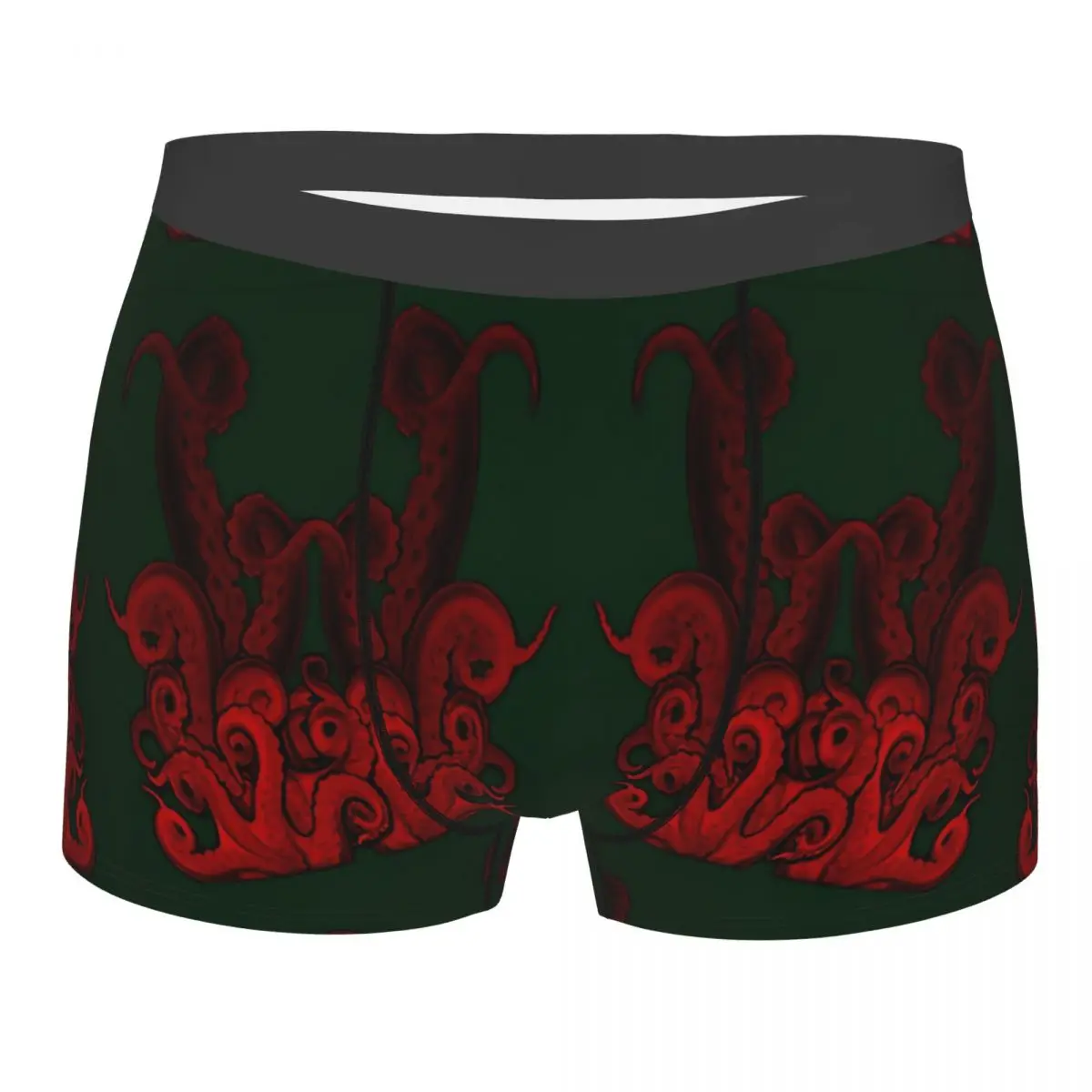 

Red Tide Men Boxer Briefs Underpants Cthulhu Mythos Highly Breathable High Quality Sexy Shorts Gift Idea