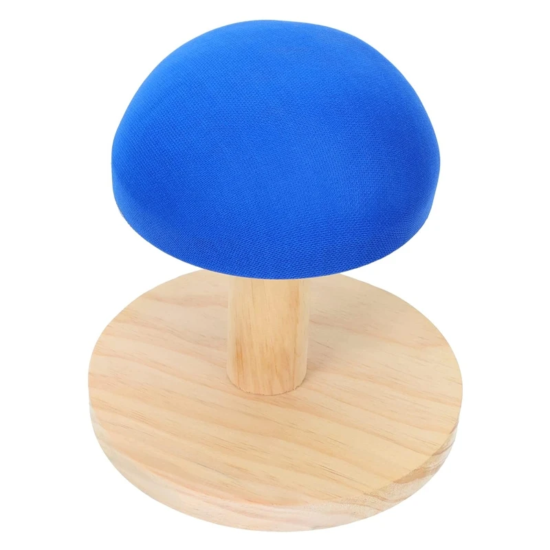 

Mini Round Ironing Stool Solid Wood Auxiliary Tool Small Table Sleever Board for Home Clothes Collars Shoulders Gadget