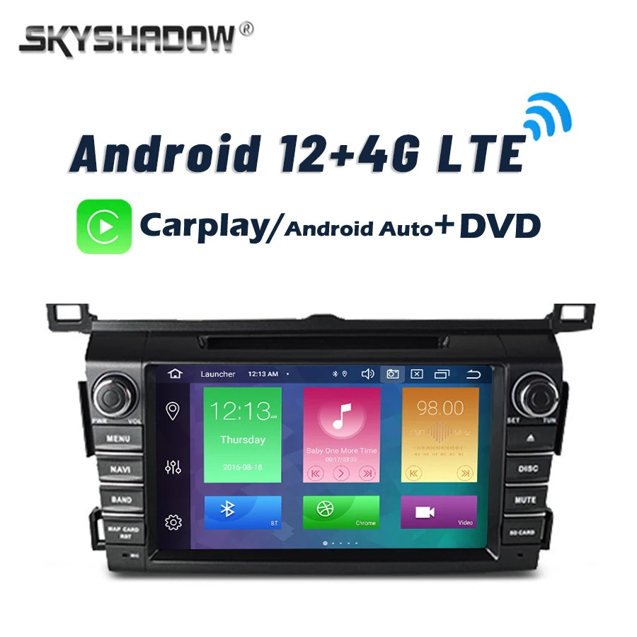 Carplay DSP 4G LTE Android 11 0 8 ГБ + 128 8-ядерный автомобильный DVD-плеер GPS карта WIFI Bluetooth RDS радио
