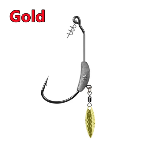 Утяжеленные крючки для рыбалки 3 шт