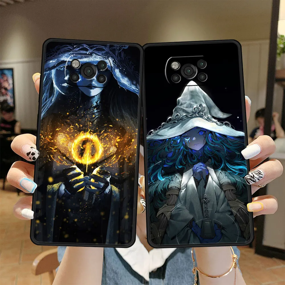 Чехол Funda для Xiaomi Poco Redmi 8 7 Note 9 9S 10 11 X3 NFC X4 F3 Pro M3 11S Elden Ring Melina роскошный