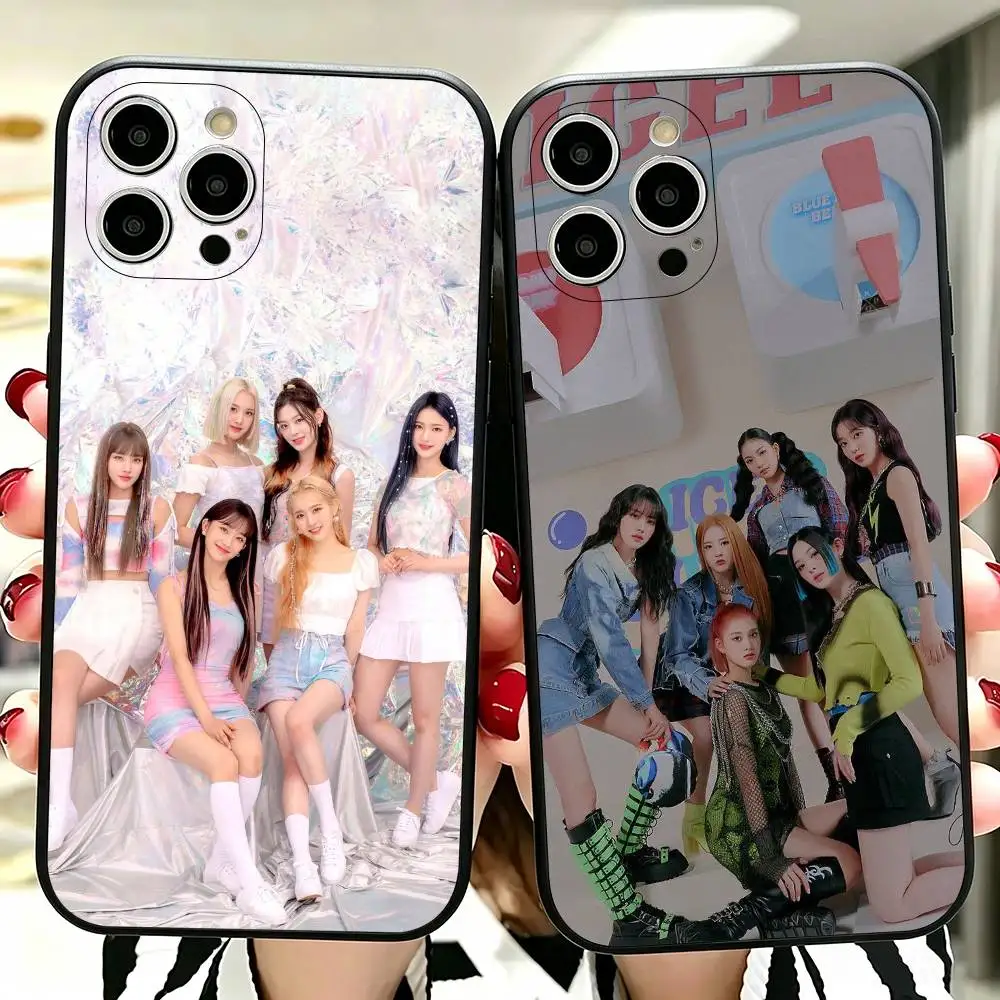 Фото Мягкий черный чехол Lovely Idol S-STAYC Yoon Unique для iPhone 17, 16, 15, 14, 13, 12, 11 Plus, Pro Max и других моделей №1