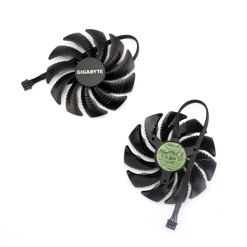 Т 129215 SU новый оригинальный охлаждающий вентилятор для видеокарты Gigabyte GTX1060 GTX1070