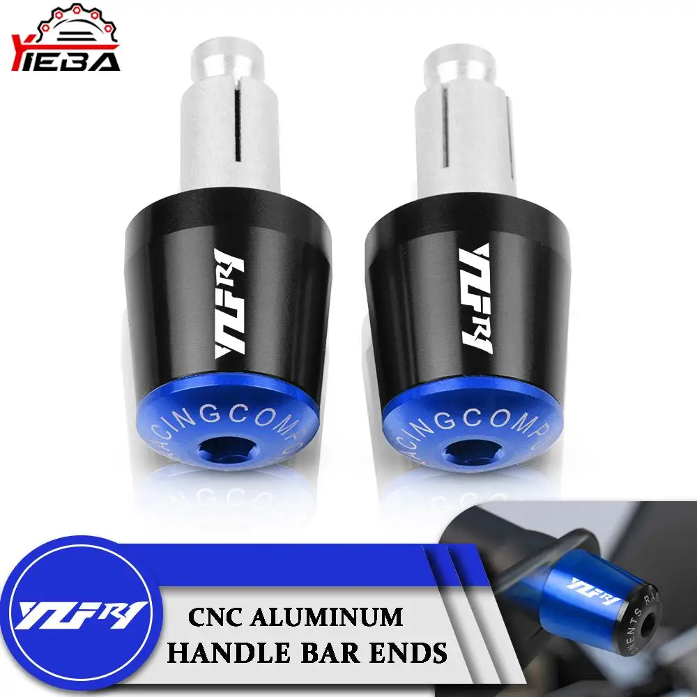 

Hand Bar Ends For Yamaha YZFR1 YZF-R1 1998-2019 2015 2016 2017 2018 7/8"22MM Motorcycly Handlebar Grips Handle Bar Cap End Plugs