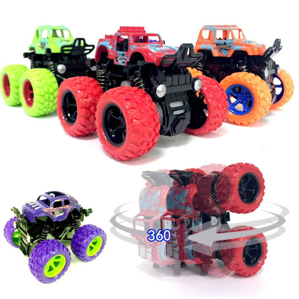 Giocattoli divertenti per bambini Mini tirare indietro Monster Truck giocattolo attrito tirare indietro giocattolo Monster Truck giocattolo per bambini Hot Wheels Car