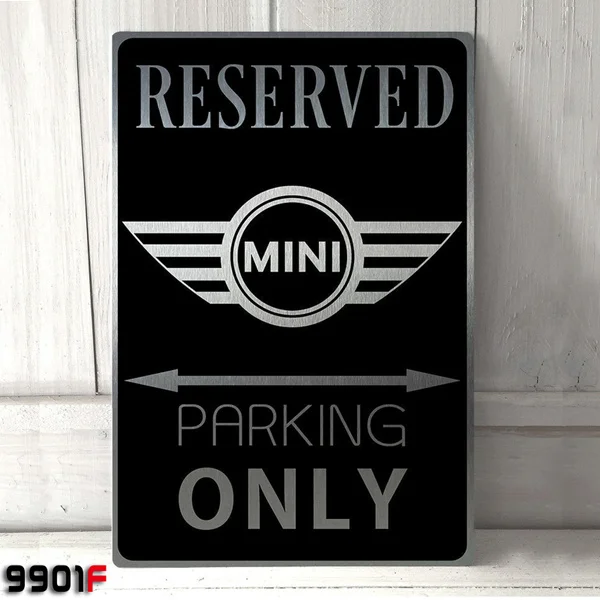 

Mini Cooper Parking Only Metal Tin Sign Metal Sign Home Garage Man Cave Pub Bar Wall Decor Wall Poster(20cmx30cm)