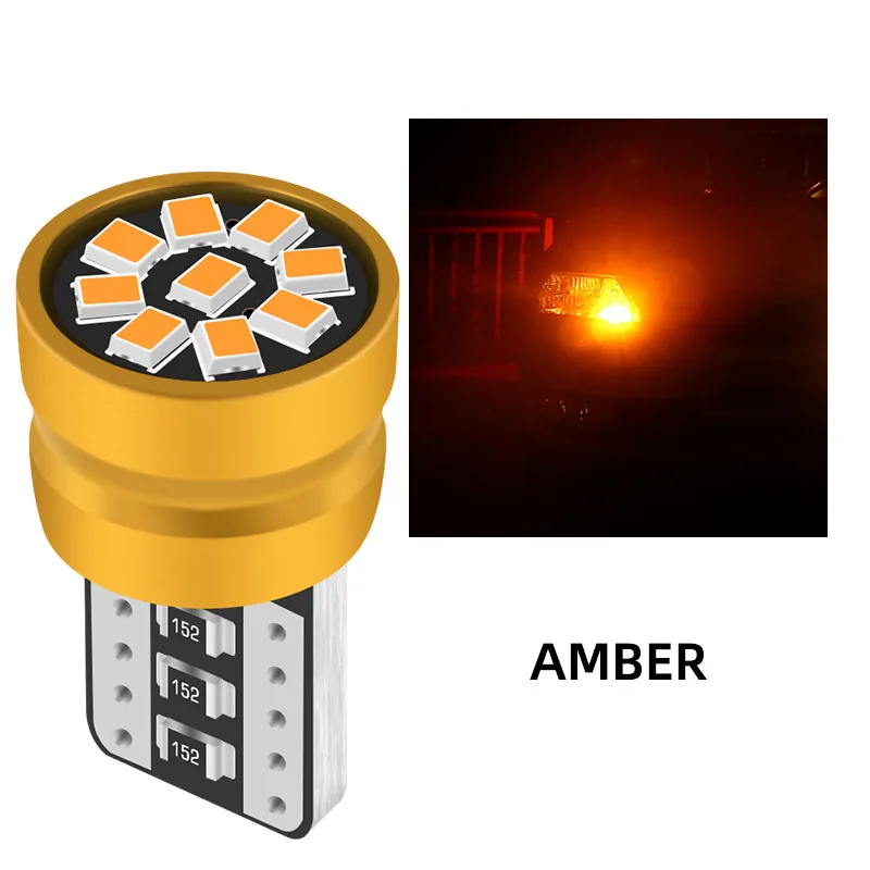 

2/4 шт. T10 W5W 168 192 светодиодный задний фонарь 2016 9smd 12 В авто лампа CANBUS без ошибок автомобильный габаритный фонарь 6000K 3000k