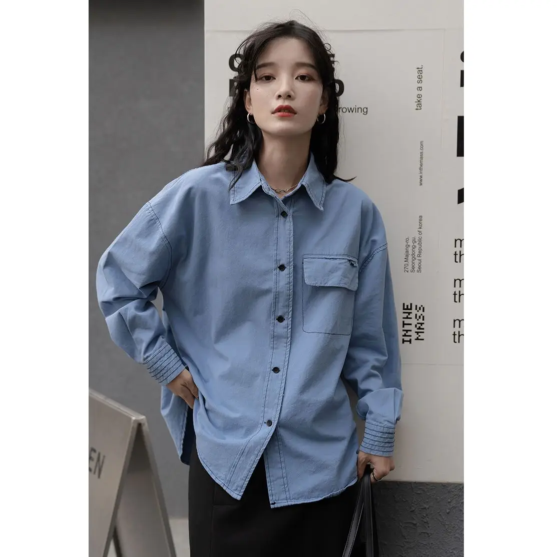 

Women Shirts and Blouses 2023 Spring Autumn Feminine Blouse Top Long Sleeve Casual White Turn-down Collar Fashion Loose L150