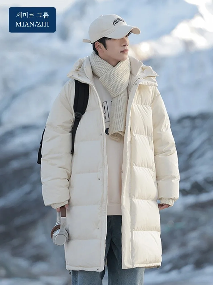 Мужская хлопковая пуховая куртка Senma средней длины выше колена новинка зимы 2024