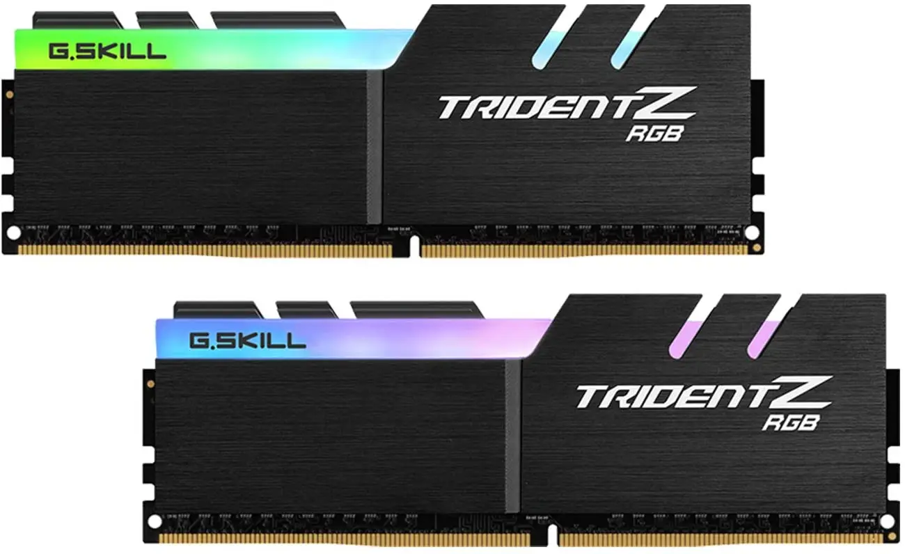

G.Skill Trident Z RGB Series 16GB (2 x 8GB) 288-Pin SDRAM DDR4 4000 (PC4-32000) CL18-22-22-42 1.35V Dual Channel Desktop Memory