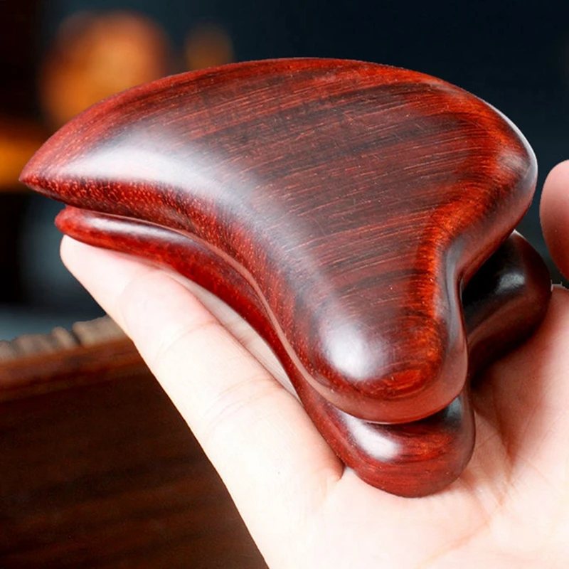 

Скребок для гуаши из красного сандалового дерева, деревянный массажер, ТРИГГЕРНАЯ точка, восстановление мышц, расслабление, акупунктура, физиотерапия