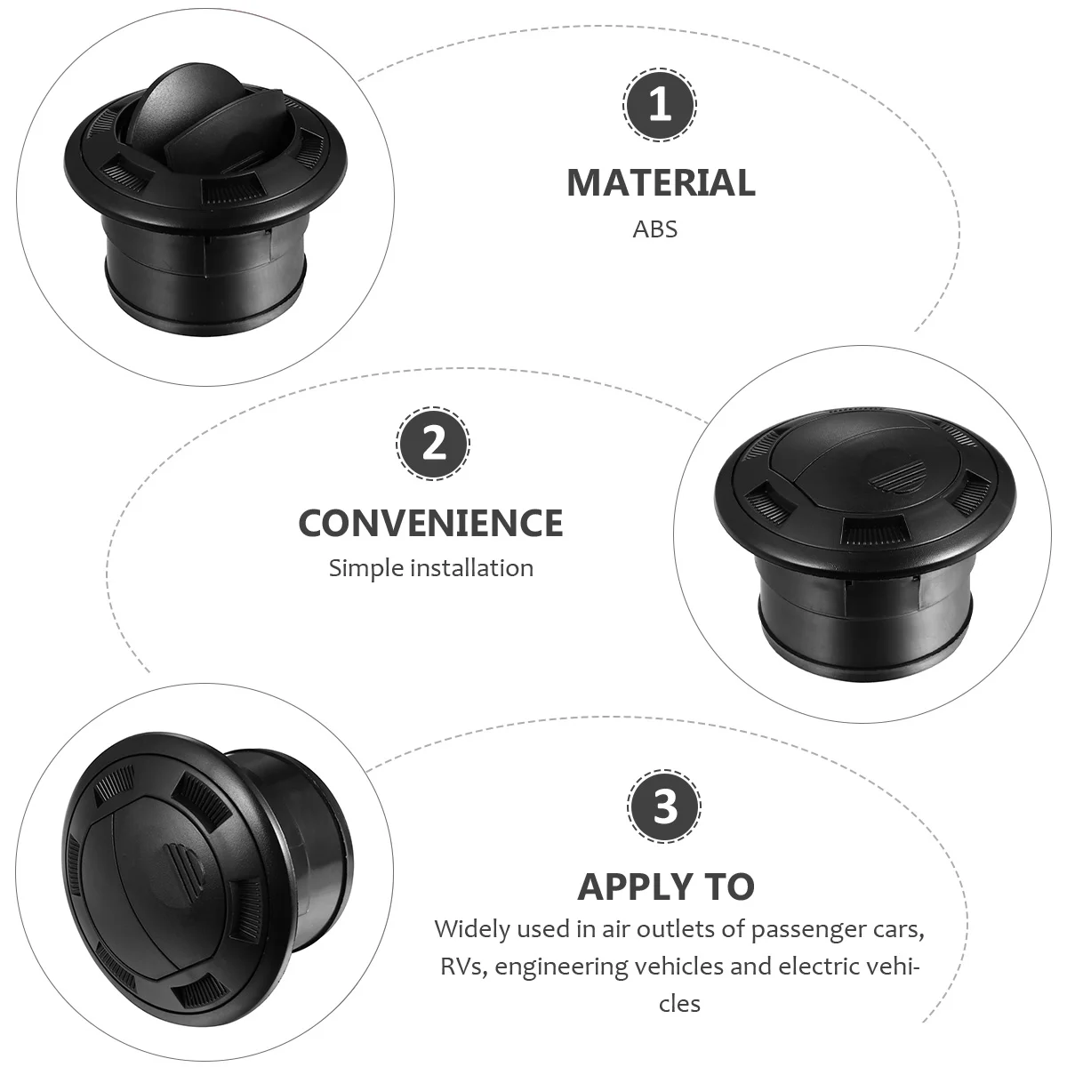 Выходная розетка кондиционера для автофургона модернизированная вентиляция
