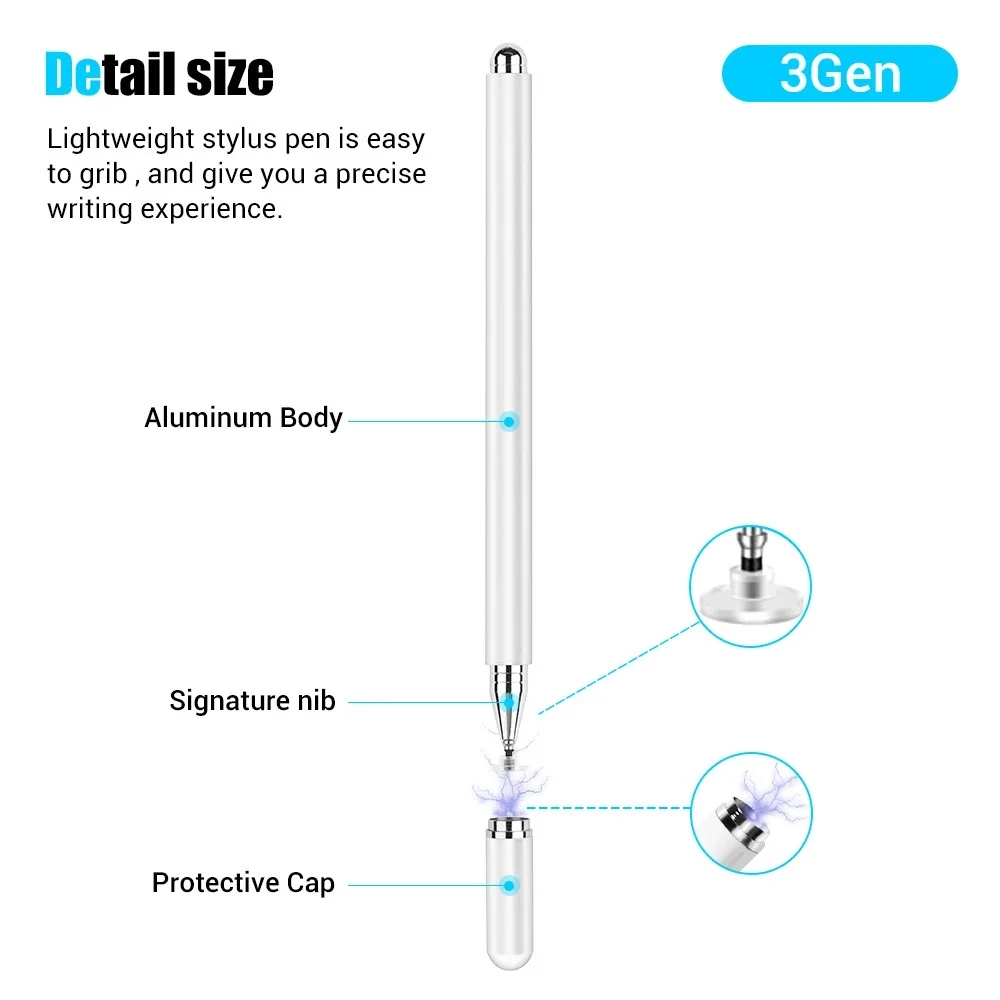 Universal Capacitive Stylus  Pen for Xiaomi Note 12 Explorer 12T 12  Pro Civi 2 Poco M5s M5 M4 F4 X4 GT Fold2 12 Lite 12s Ultra