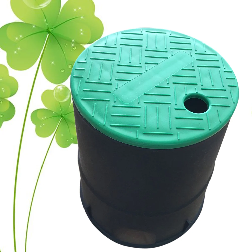 

1 Pc 6 Inch Professional Grade Round Sprinkler Irrigation Box Circular Box Sprinkler System with Overlapping Cover