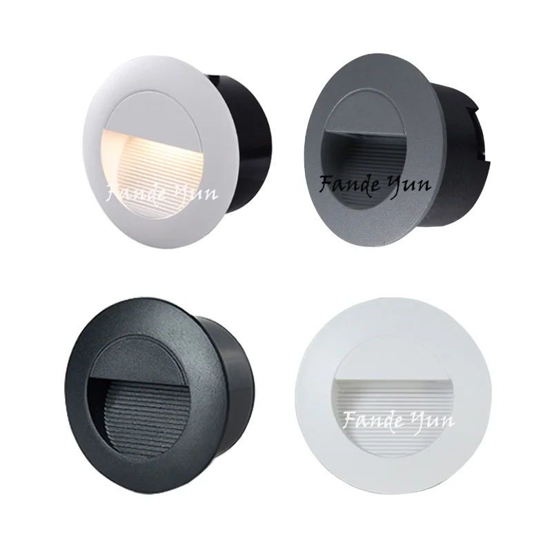 

Outdoor Waterproof IP65 Dimmable Led Stair Light 5W Recessed LED Step Lamp Pathway Wall Corner Lamps AC85-265V Wall Light DC12V
