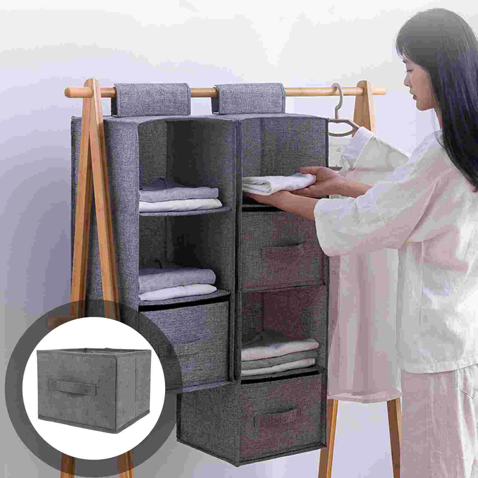 

Hanging Storage Bag Closet Organization Organizer Organizers Clothes Wardrobe Armoire Boxes for