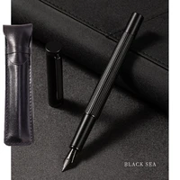 jinhao 88 metal fountain pen red gun gray elegante black nib stationery school supplies ink pens