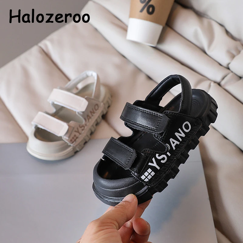 

Летние пляжные сандалии для маленьких девочек, детские повседневные сланцы, Брендовая обувь для малышей, сандалии с закрытым носком, модная обувь