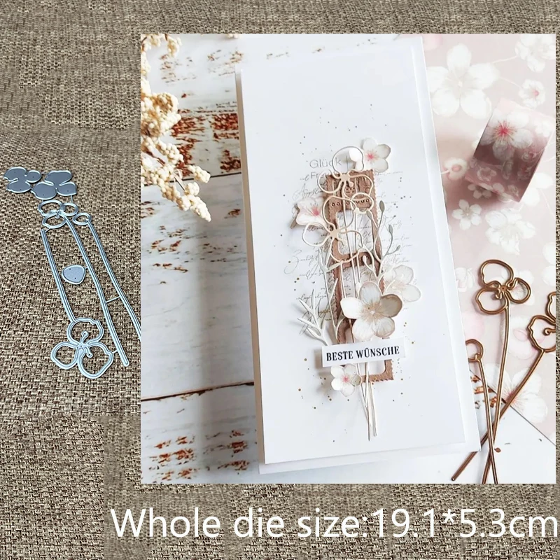 

Металлический трафарет XLDesign, форма для резки клевера, цветов, украшения для скрапбукинга, высечки альбомов, бумажных карточек, тиснения