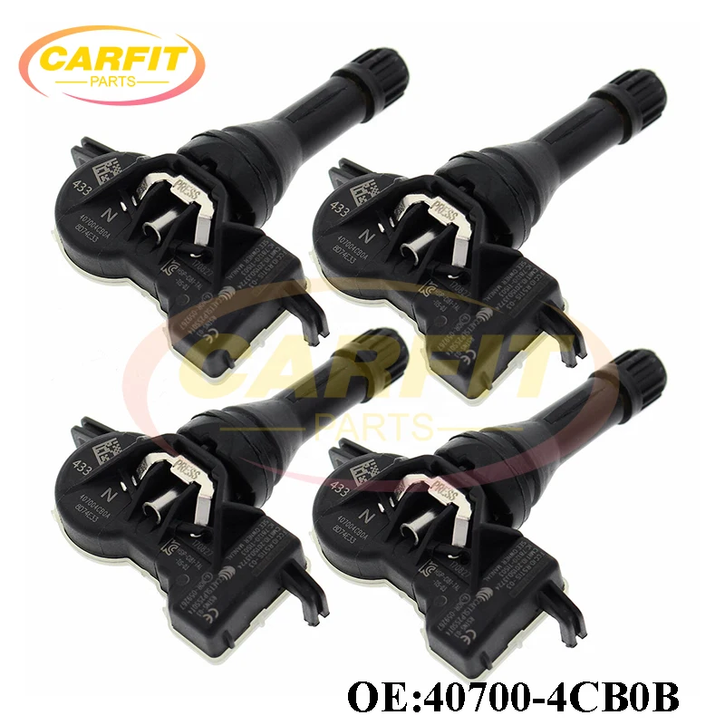 Датчик давления в шинах OEM 40700-4CB0B 40700-4CB0A TPMS для Nissan Altima Rogue Leaf Infiniti QX50 Renault Megane Lada