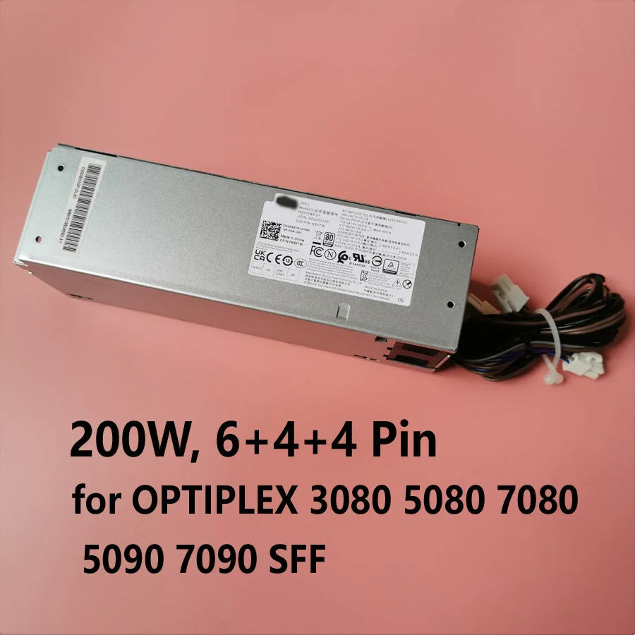New Optiplex 3080 5080 7080 5090 7090 SFF 200W Power Supply Adapter PSU H200EBS-01 L200EBS-01 H200EPS-01 K92TW 5TVM5 52C2P New Optiplex 3080 5080 7080 5090 7090 SFF 200W Power Supply Adapter PSU H200EBS-01 L200EBS-01 H200EPS-01 K92TW 5TVM5 52C2P