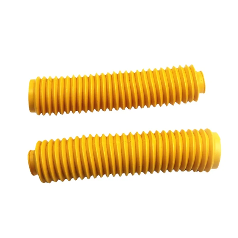 

40mm Fork Motorbike Yellow Rubber Boot Universal Dust Jacket Cover Dirt Off Bike