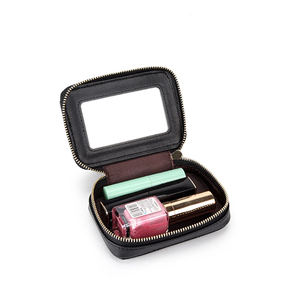 

Touch Bag Storage Cosmetics Mirror Lipstick Packing Women Makeup Travel