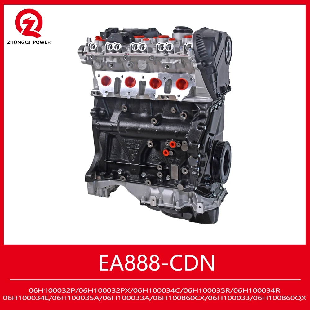 

2.0T EA888 CDN 4 Cylinders Inline 2.0L Gasoline Car Engine Assembly 6H100032P 06H100032PX 06H100034C Auto Acessories