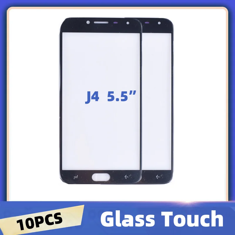 

10Pcs/Lot For Samsung Galaxy J4 2018 J400 SM-J400F J400F/DS J400G/DS Touch Screen Panel Front Outer LCD Glass Lens With OCA