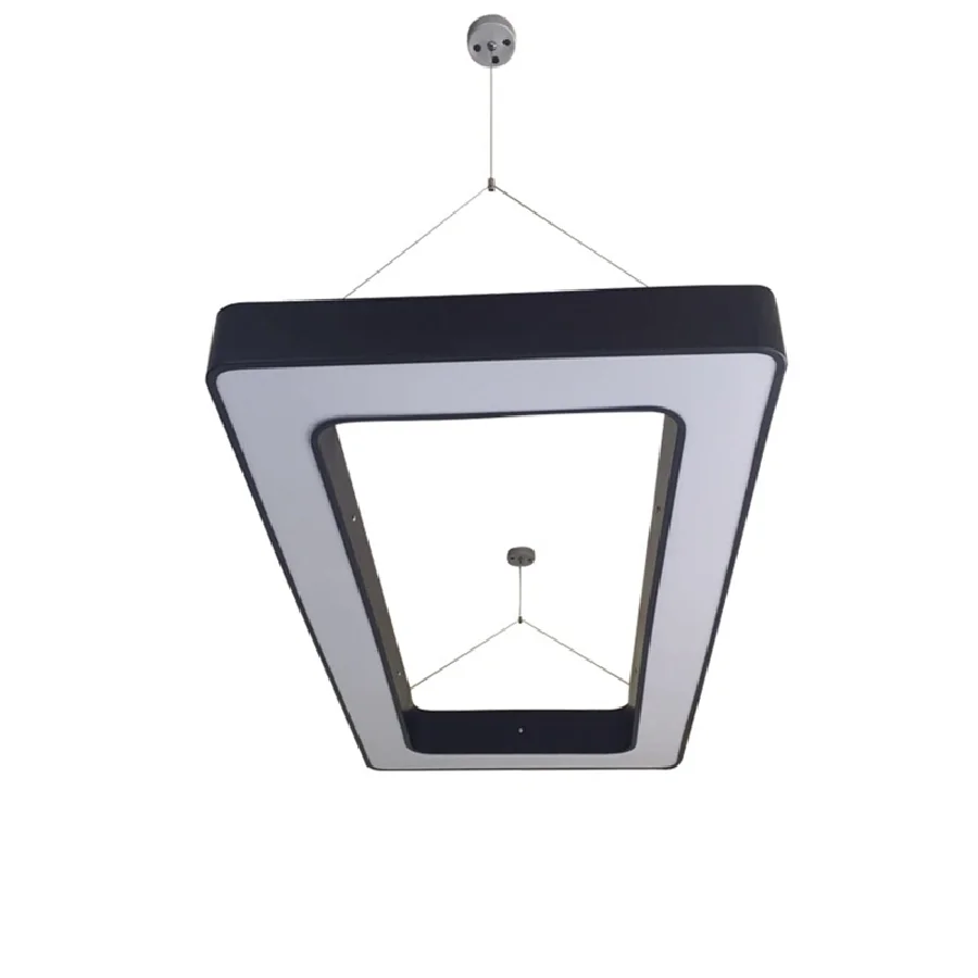 

LukLoy Modern Ceiling Pendant Light Square Pendant Lamp Hang Lamp Hang Light for Office Reception Lobby Foyer Canopy Hub