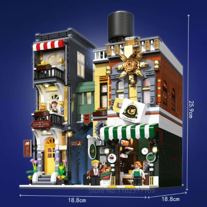 

Idea Street View Modular Minerals Shop Moc Modular House Mini Building Blocks Bricky Bricks Model Toys Gift Emporium Post Office