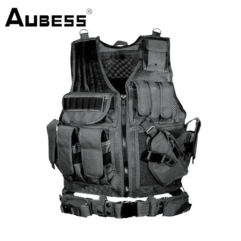 

Тактический жилет, военный, правоохранительный, штурмовой, боевой жилет, Охотничий Жилет для выживания на природе, регулируемый, дышащий