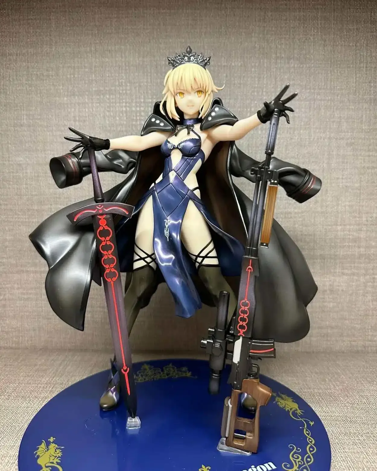 Фото Фигурка Black Saber Alter Rider Form из Fate Stay Night, модель аниме-персонажа, настольное украшение, подарок на каждый день №2