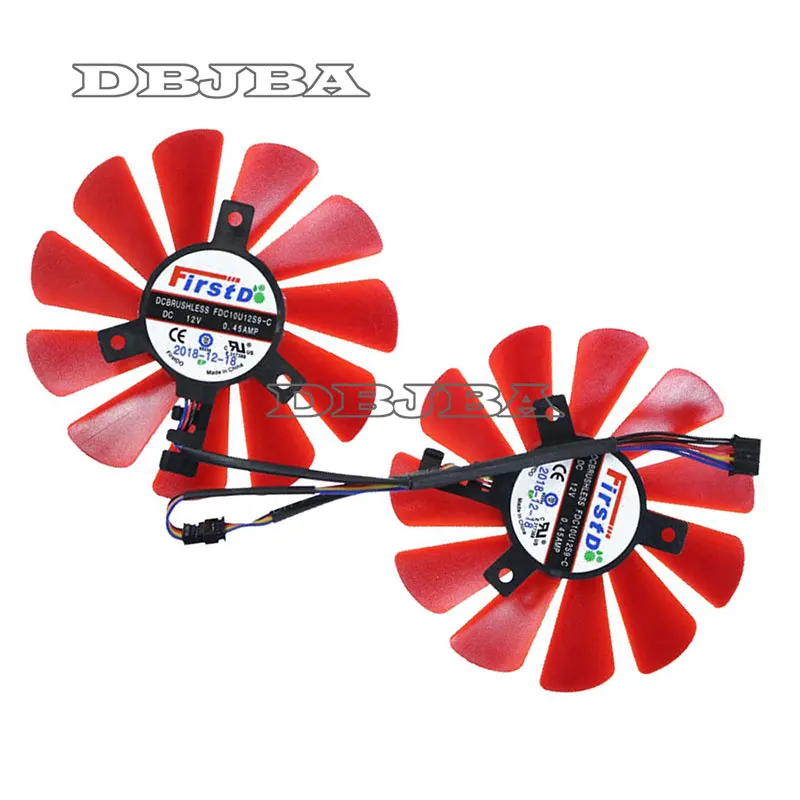 88 мм семейный вентилятор графической карты для XFX AMD Radeon RX 570 4 ГБ GDDR5 DC12V |