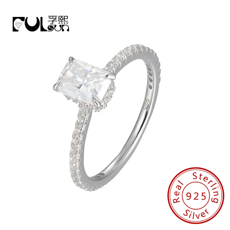 Кольцо из стерлингового серебра 925 пробы с позолоченным геометрическим