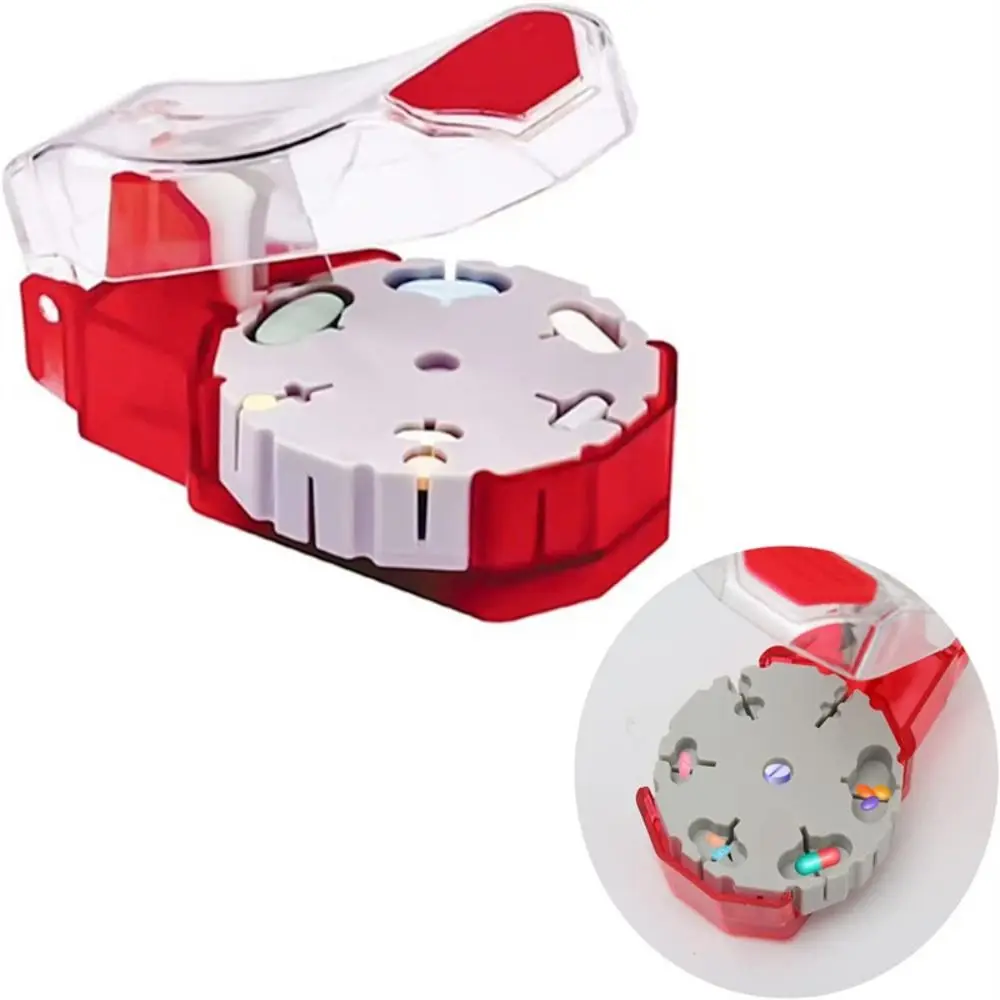 Мини-портативный ящик для резки таблеток прозрачный удобный чехол измельчения