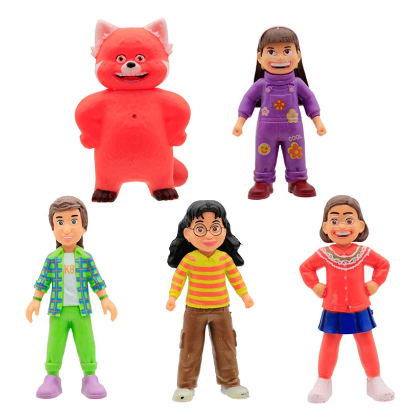 

Movie Turning Red Anime Cartoon Action Figure Toys Character Model 10-12.5cm Meilin/ming Lee Children's Toys Birthday Gift